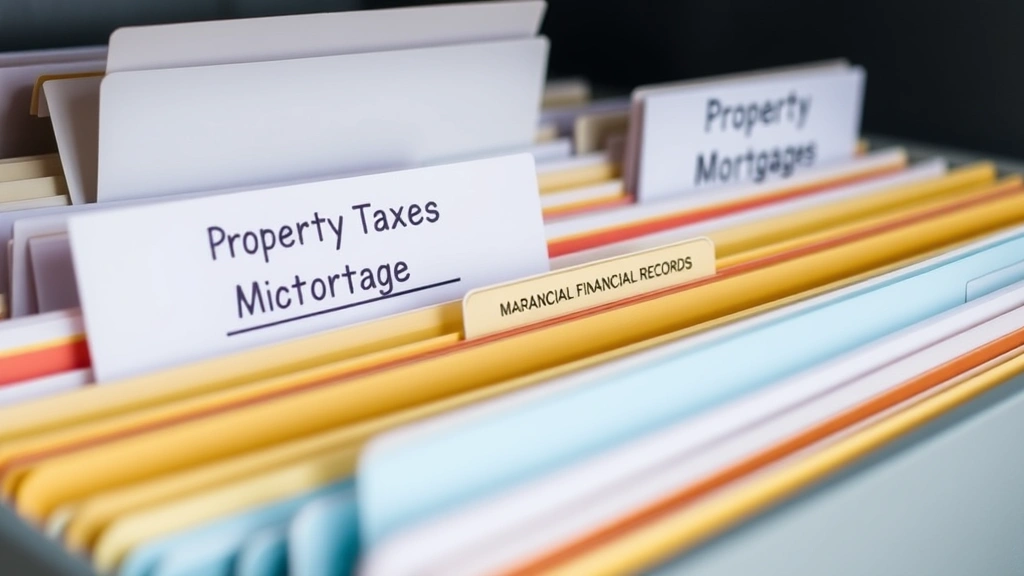 goose creek isd tax office - 
Organized filing system with labeled folders for property taxes, mortgages, and