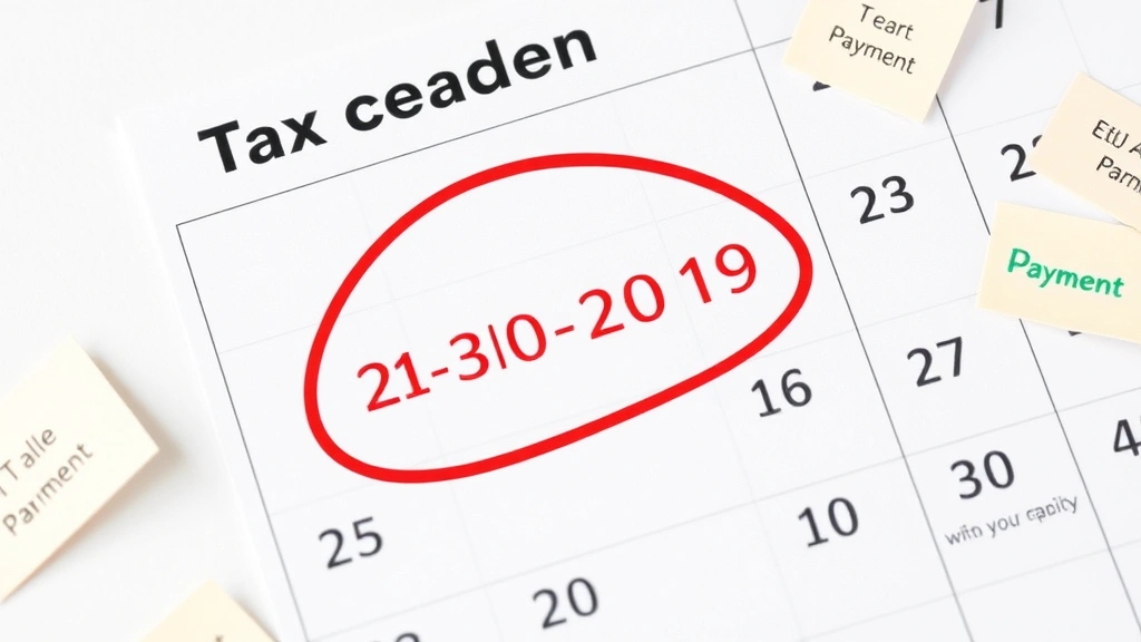 hamden ct tax collector - 
Calendar page showing tax deadline date circled in red, with payment reminder n