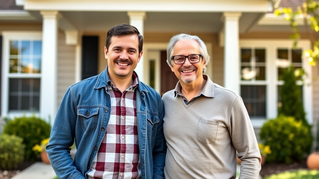 hardin county tax office - 
Diverse couple standing in front of their home exterior, smiling, daylight, rep