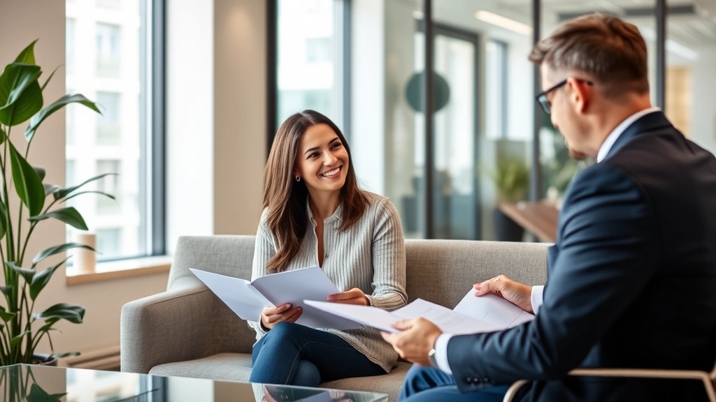 henry county ga property tax - 
Diverse couple meeting with a financial advisor or tax professional in a modern