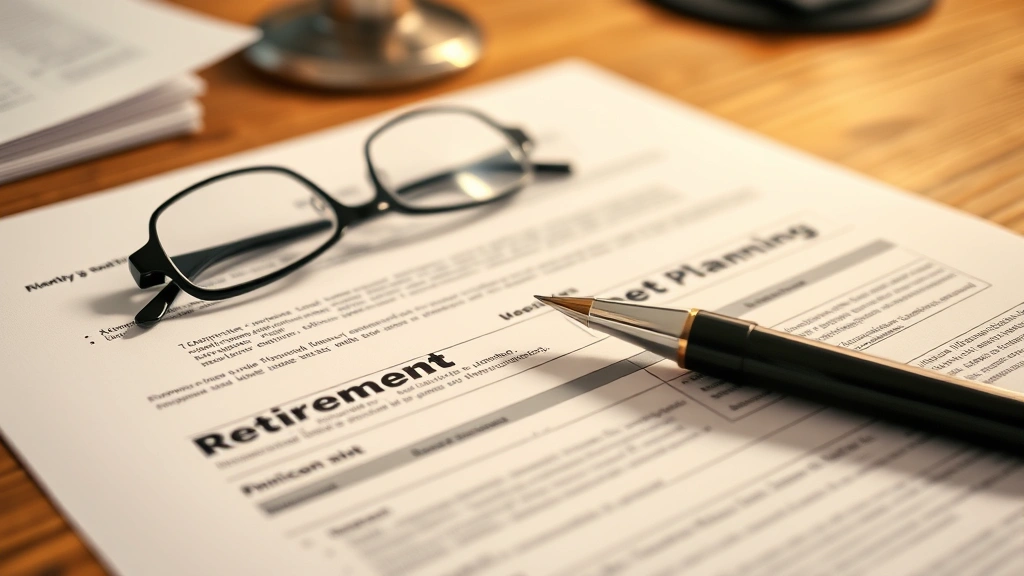 how are annuities given favorable tax treatment -
Close-up of retirement planning documents with pen and reading glasses on woode