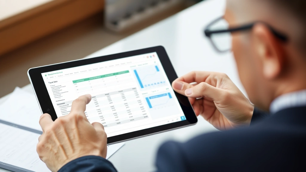 how are severance packages taxed - 
Financial advisor in glasses pointing to tax information on tablet screen durin