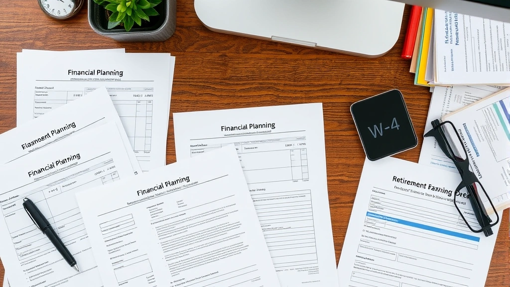 how are severance packages taxed - 
Overhead view of organized financial planning documents, W-4 forms, and retirem