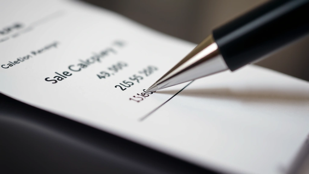 how much is new jersey sales tax - 
Close-up of a retail receipt showing sales tax calculation with a pen pointing 