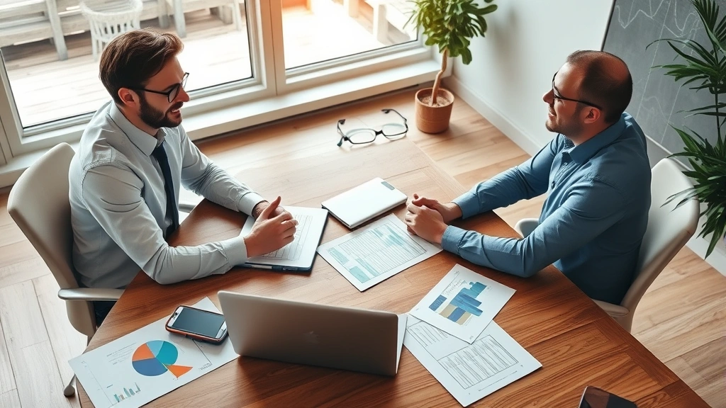 how much is new jersey sales tax - 
Financial advisor discussing tax strategy with client across a wooden desk with