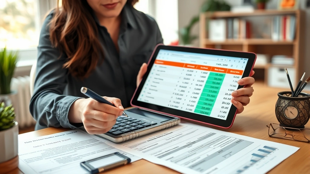 how much is sales tax in ohio - 
Person comparing prices on tablet and paper, analyzing tax implications of purc