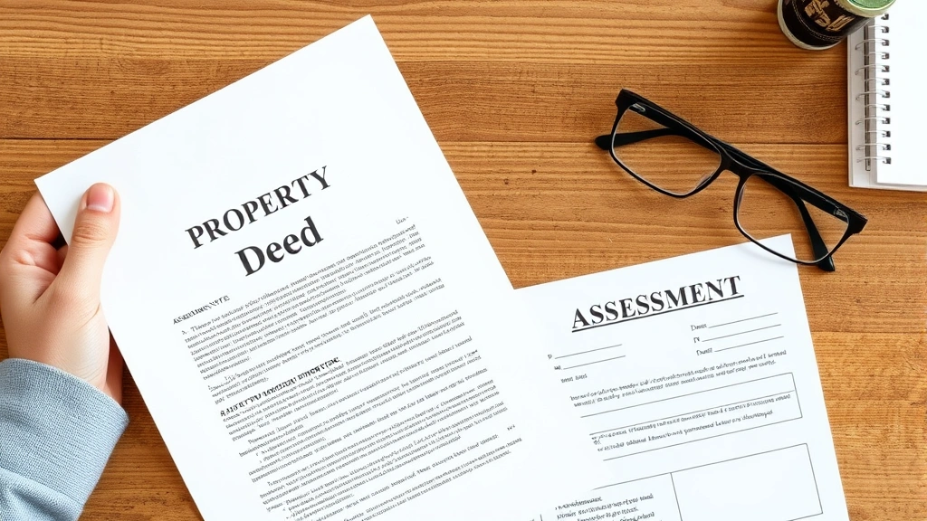 iberia tax assessor - 
Hands holding property deed document and assessment notice side by side on wood
