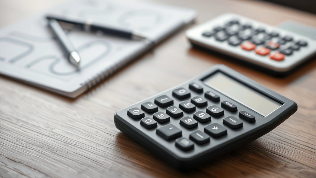 indiana vehicle sales tax - 
and calculator visible on table
