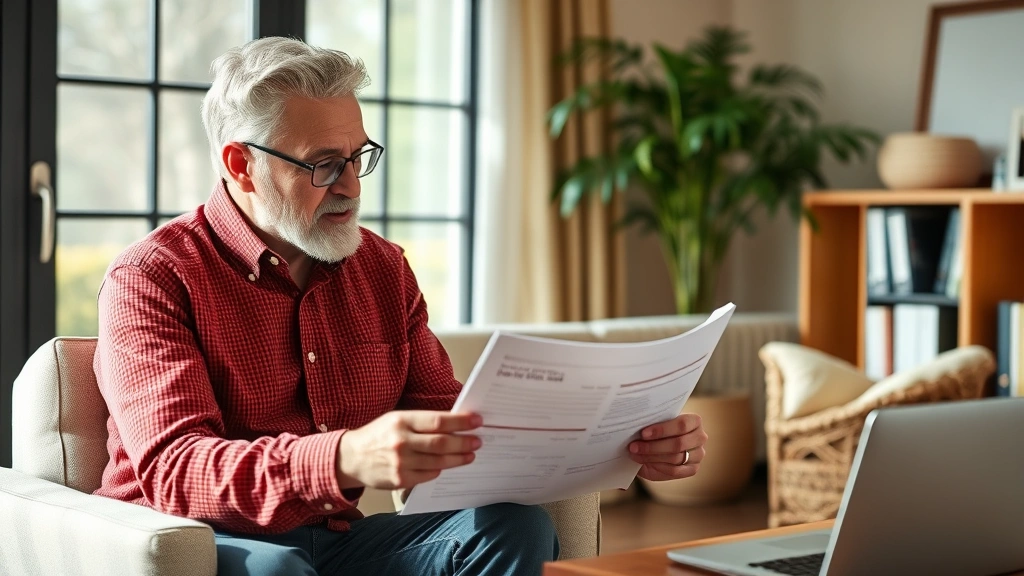 inheritance tax colorado - 
Senior man and adult son reviewing investment portfolio statements together in 