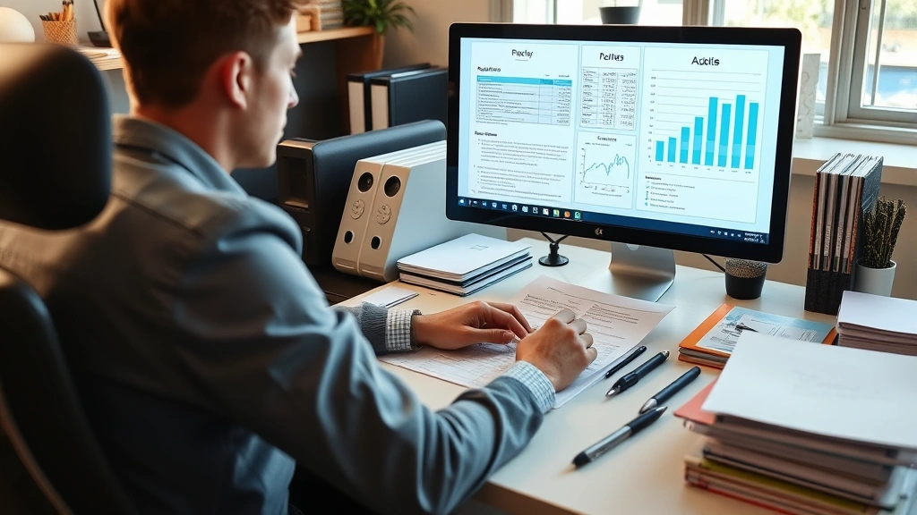 inheritance tax pa rates - 
Accountant working at computer reviewing tax forms and financial statements, or