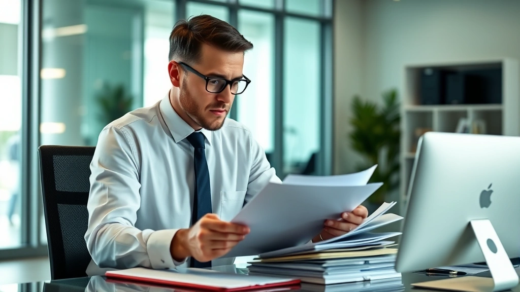 irs layoffs tax refunds audits -
Professional CPA or tax advisor reviewing client’s tax return with organi