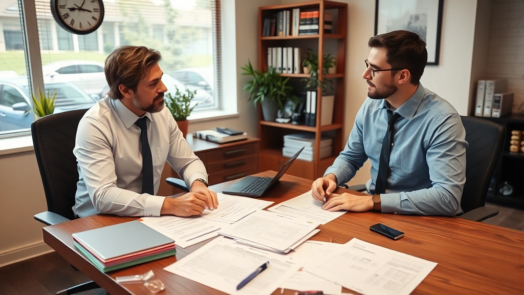 is auto loan interest tax deductible - 
Tax professional meeting with business owner in office, discussing vehicle expe