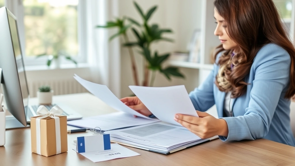 is there tax on gift cards - 
Financial advisor reviewing tax documents with client, gift card receipt visibl