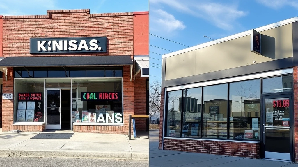 kansas city sales tax -
Split-screen showing Kansas City, Kansas storefront on left and Kansas City, Mi