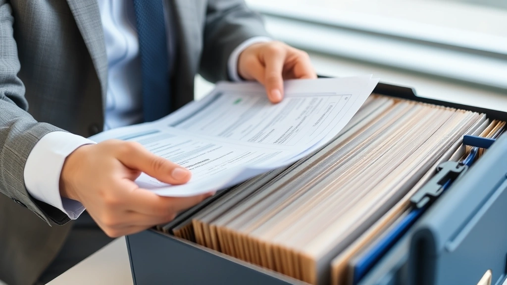 kansas vehicle sales tax - 
Business professional reviewing tax forms and vehicle registration documents wi