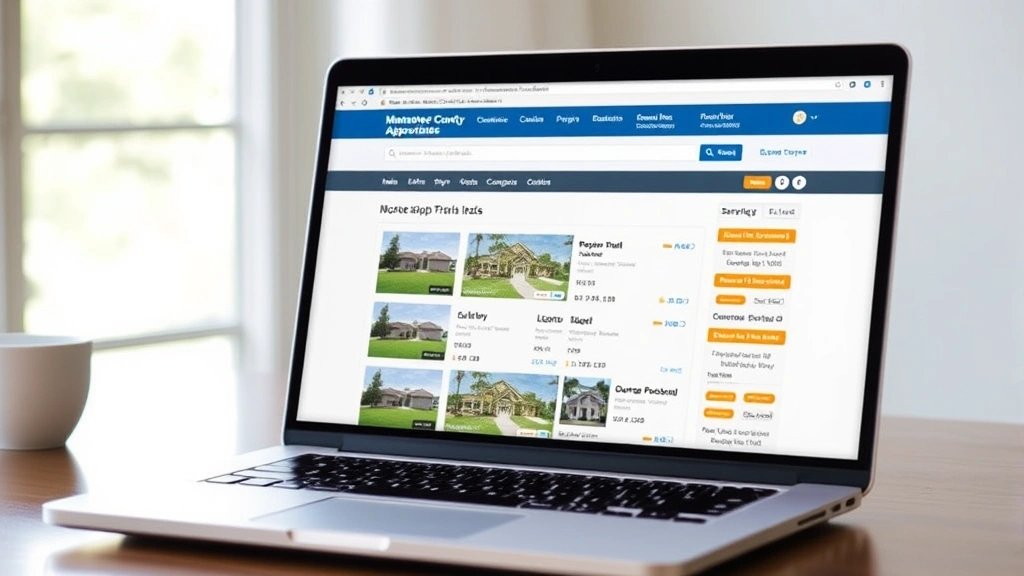 manatee county property tax -
Laptop screen showing Manatee County Property Appraiser website with property s