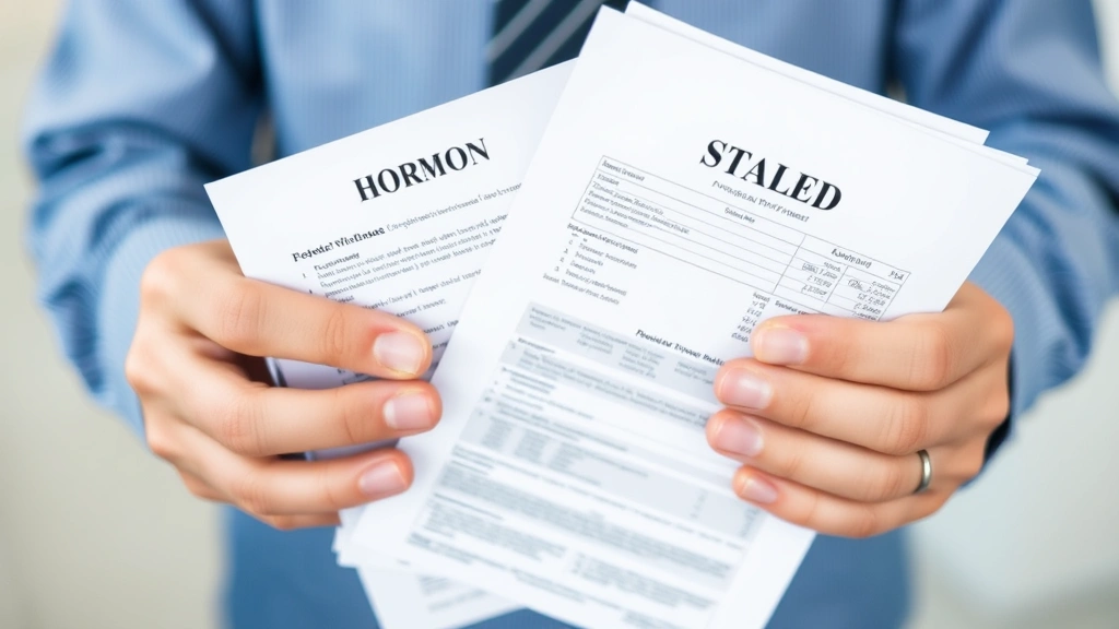 manitowoc county property tax records - 
Close-up of hands holding property deed and tax statement documents
