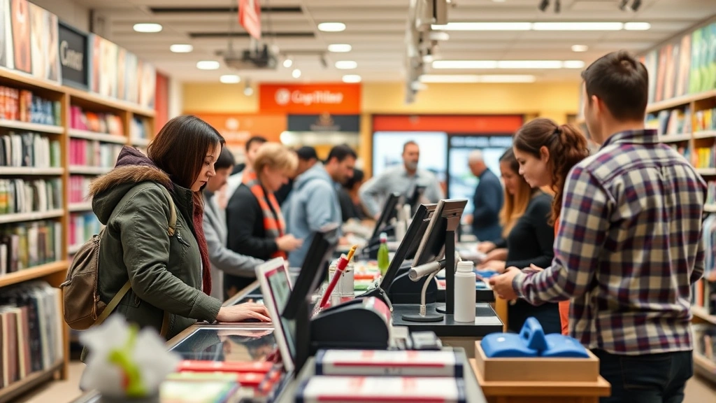mesa az sales tax - 
Busy retail checkout counter with register
