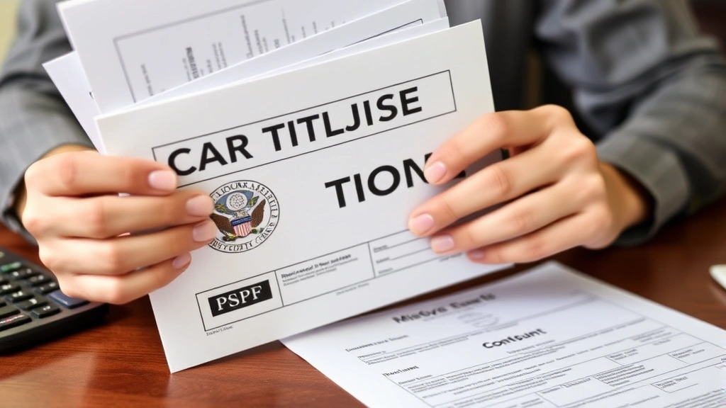 missouri car sales tax loophole - 
Person holding car title and registration documents with Missouri state seal, s