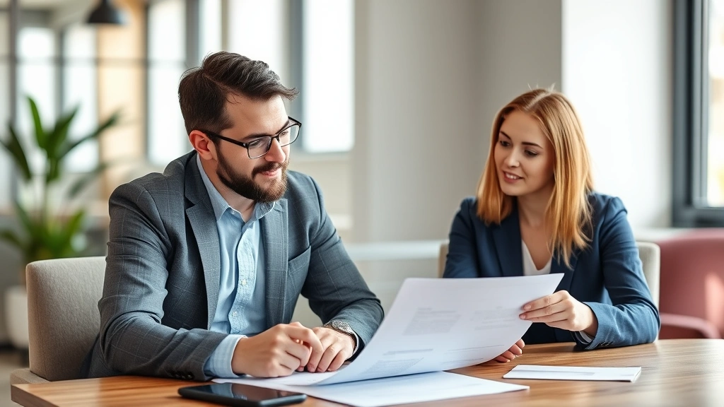 missouri income tax forms - 
Financial advisor explaining Missouri tax credits and deductions to young coupl