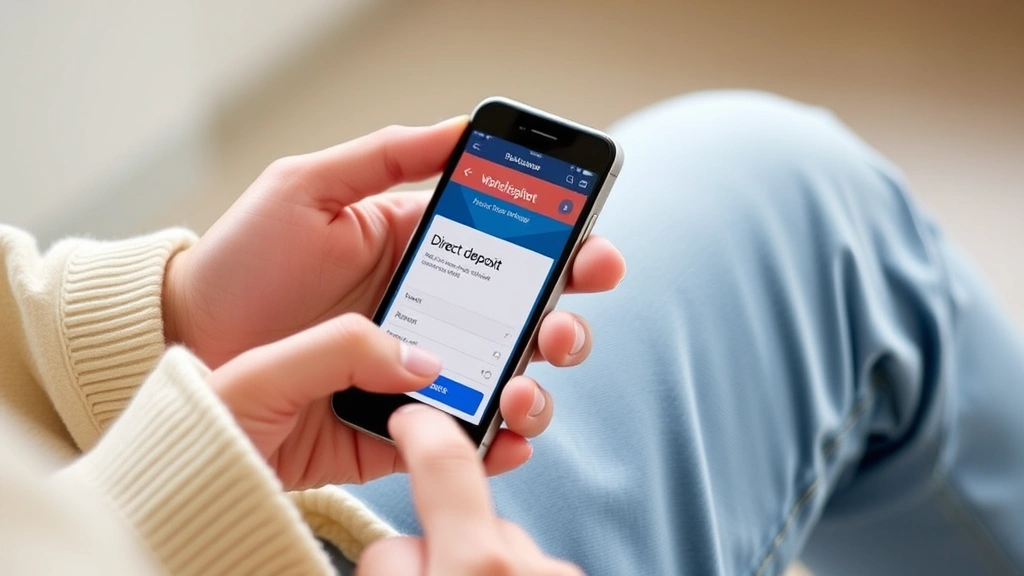 mo state income tax refund - 
Person receiving direct deposit notification on smartphone with banking app dis