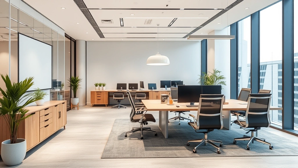 nations with no income tax -
modern office environment with neutral tones