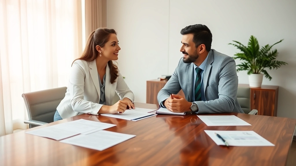 new york state tax extension - 
Professional meeting between tax advisor and client at conference table with do