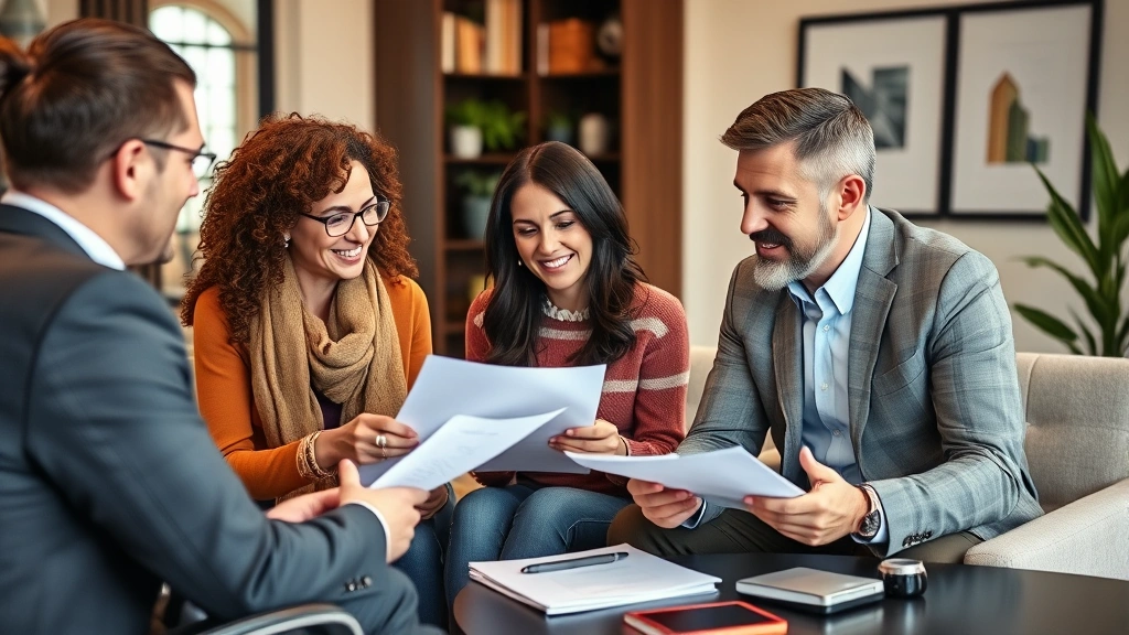 non refundable tax credit - 
Diverse couple meeting with financial advisor in professional office, reviewing