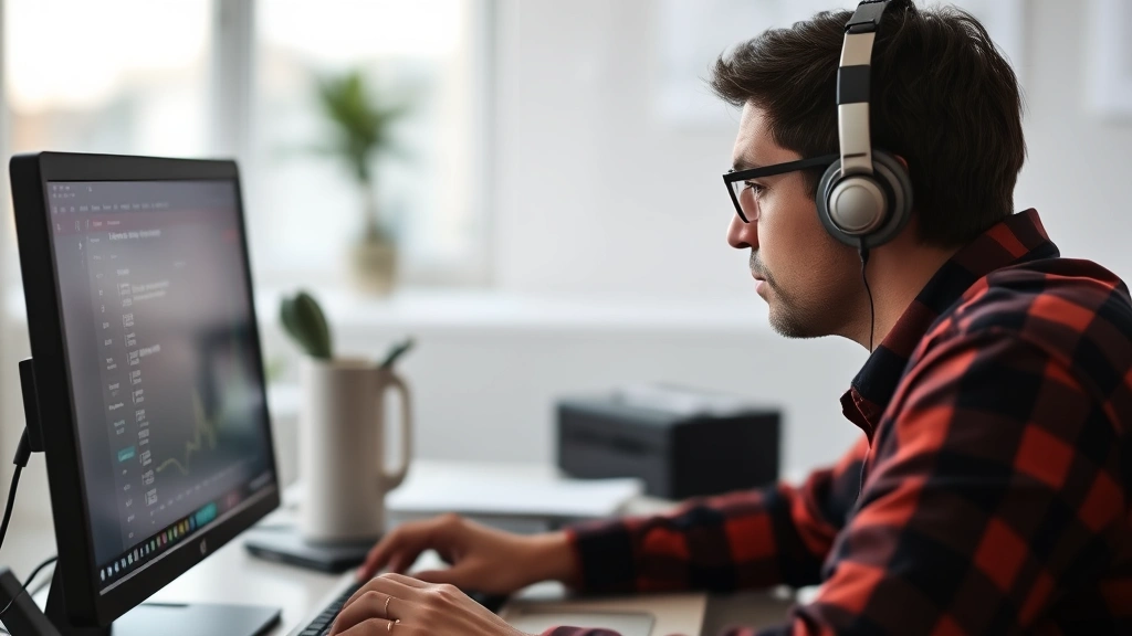 nys tax warrant search - 
Person at a computer screen looking concerned while reviewing online banking or