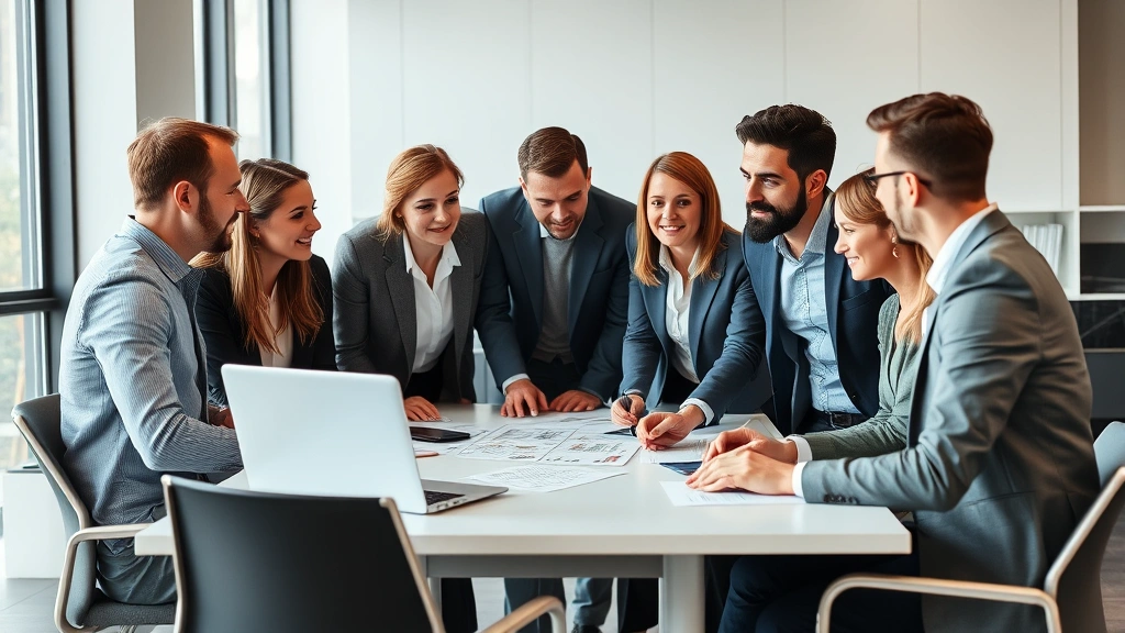 ohio paycheck tax calculator - 
Diverse group of professionals in business casual attire discussing financial p