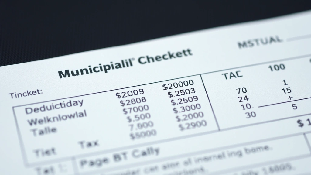ohio regional income tax -
Close-up of paycheck stub showing municipal tax withholding breakdown and deduc