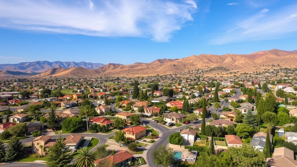 orange county property tax rate - 
suburban California landscape
