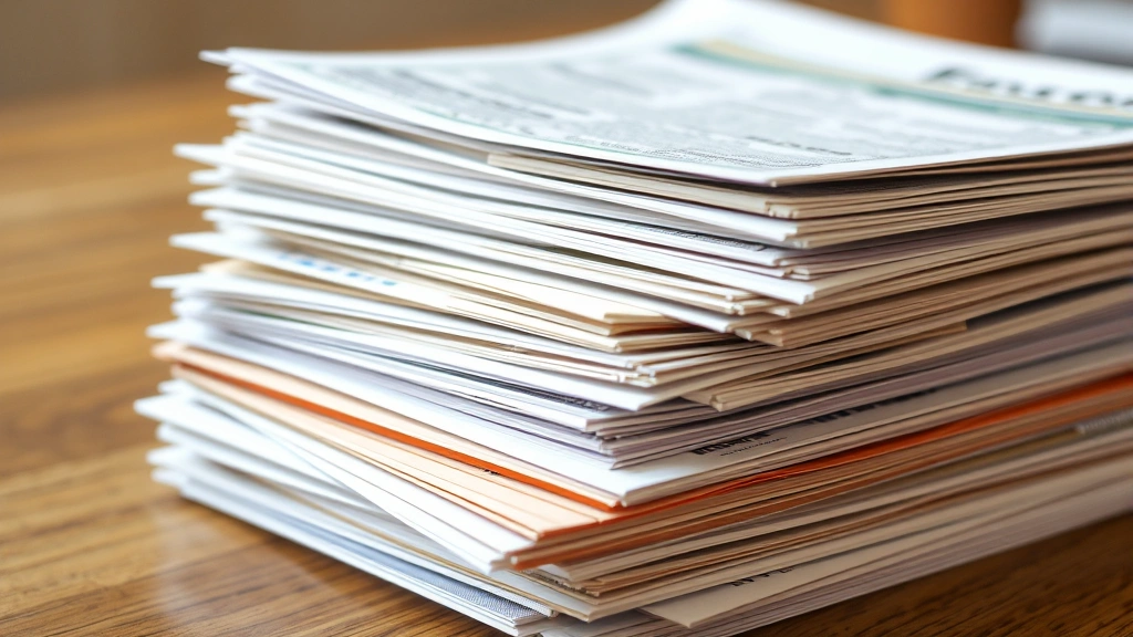 pa homeowners tax rebate - 
Stack of organized financial documents including deed, tax returns, and proof o