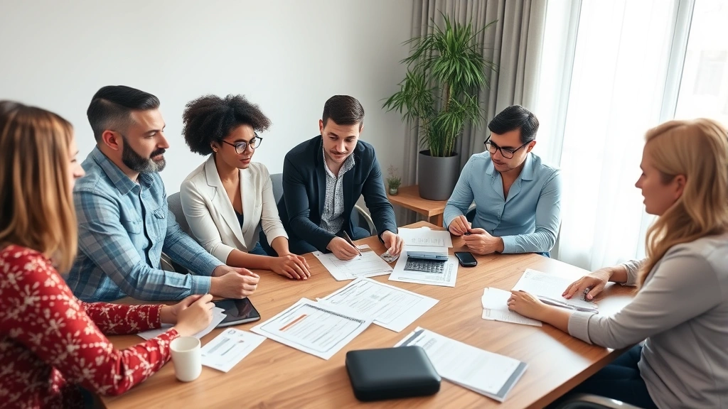 pa tax exempt certificate - 
Diverse team of nonprofit employees in meeting room discussing tax savings stra
