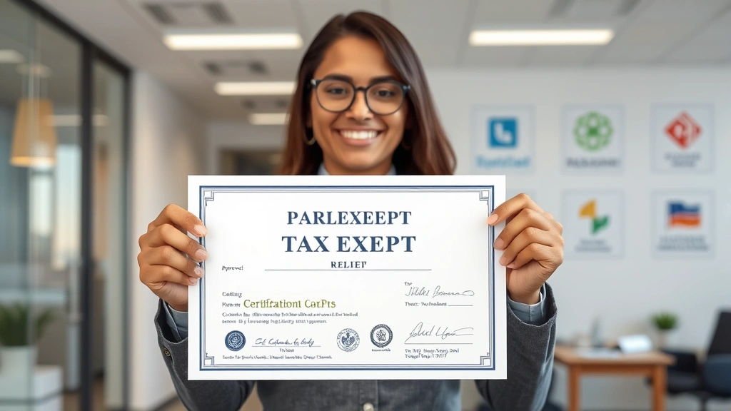 pa tax exempt certificate - 
Business owner holding approved PA tax exempt certificate with relief expressio