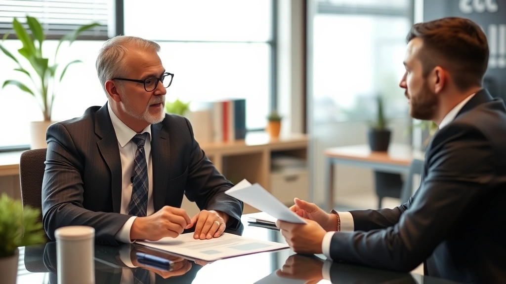 pay california estimated taxes - 
Financial advisor discussing estimated tax strategy with self-employed client i