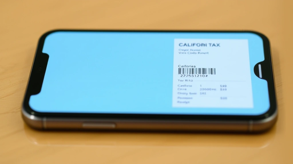 pay california estimated taxes - 
Smartphone showing California tax payment confirmation screen with checkmark an