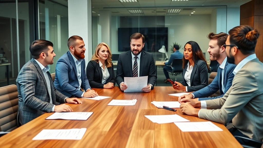 pay md state taxes online - 
Diverse group in business casual attire in modern office conference room, discu