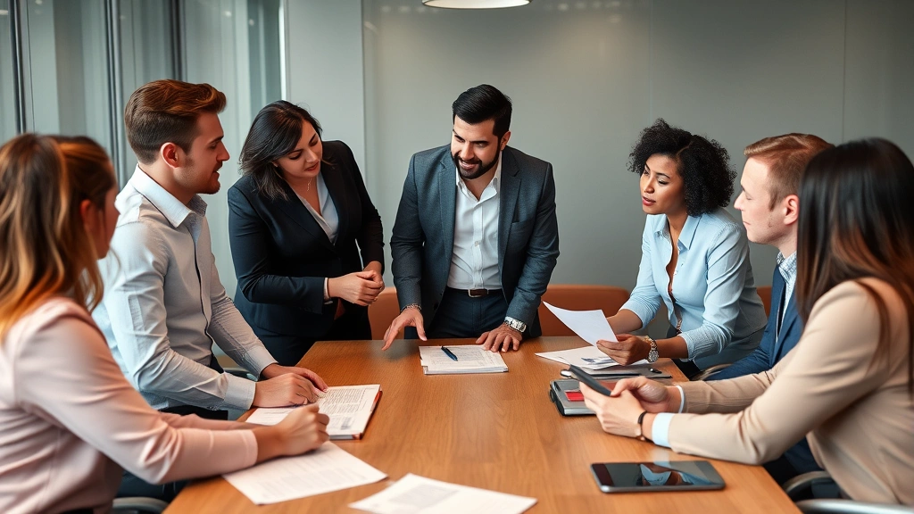 personal property tax henrico va - 
Diverse group of people in business casual attire discussing tax planning aroun