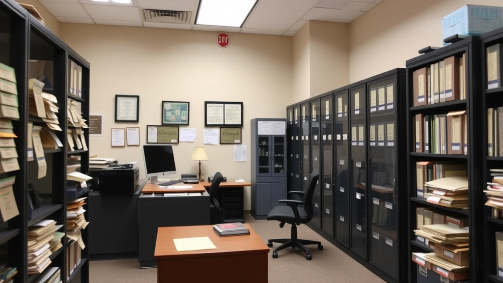 personal property tax henrico va - 
Tax assessor’s office interior with organized filing systems and professi