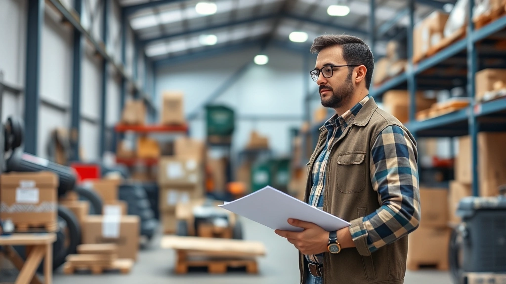 personal property tax jackson county - 
Diverse business owner standing in warehouse with equipment and machinery, revi