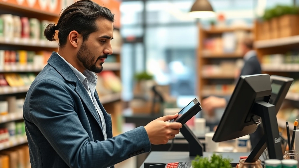 pittsburgh sales tax - 
Business owner processing payment at point-of-sale system in retail store
