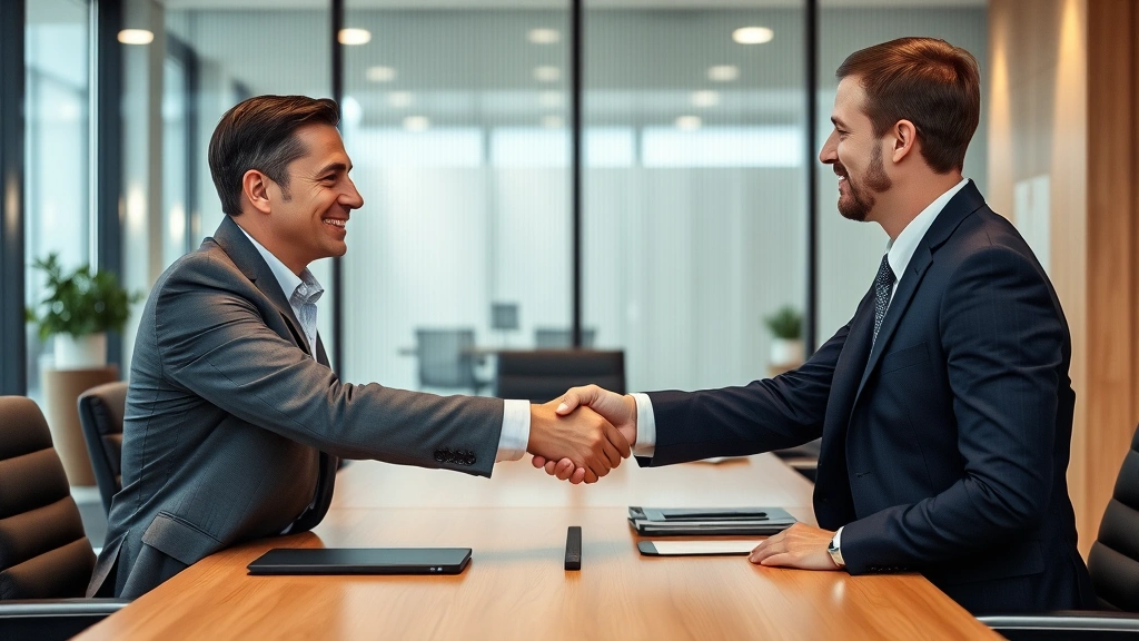 platte county personal property tax - 
Professional handshake between tax advisor and business client in corporate con