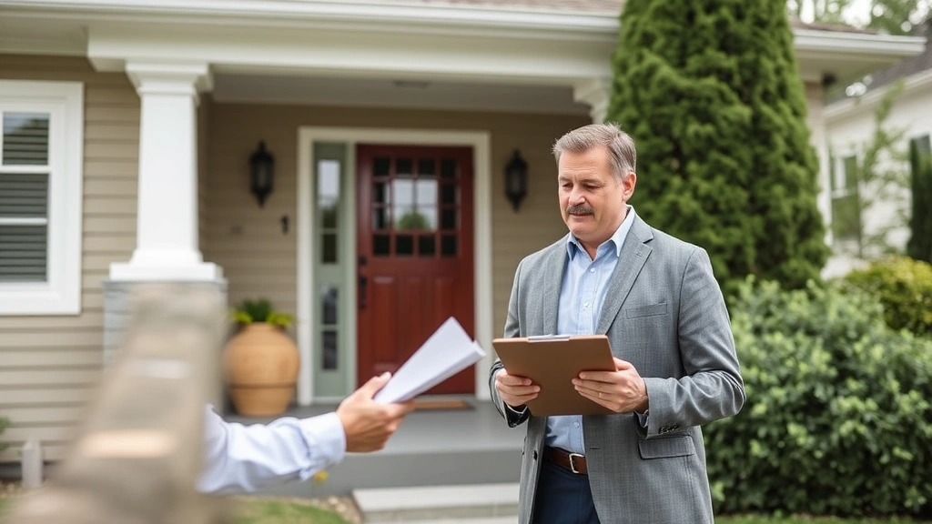 portland maine tax assessor - 
Real estate professional conducting exterior property inspection with clipboard