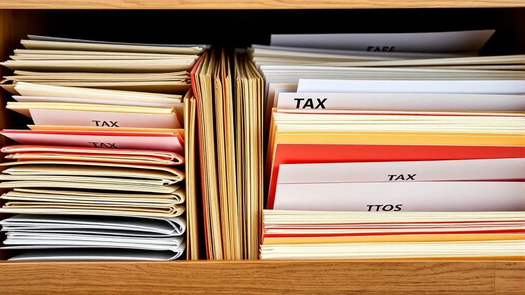 preliminary tax definition - 
Organized file system with tax folders
