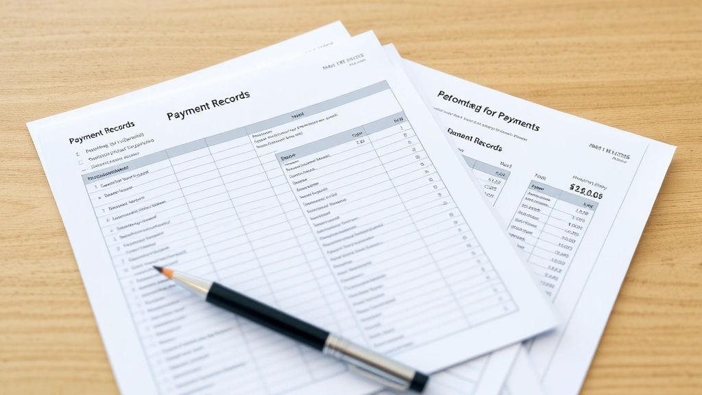 preliminary tax definition - 
and payment records neatly arranged
