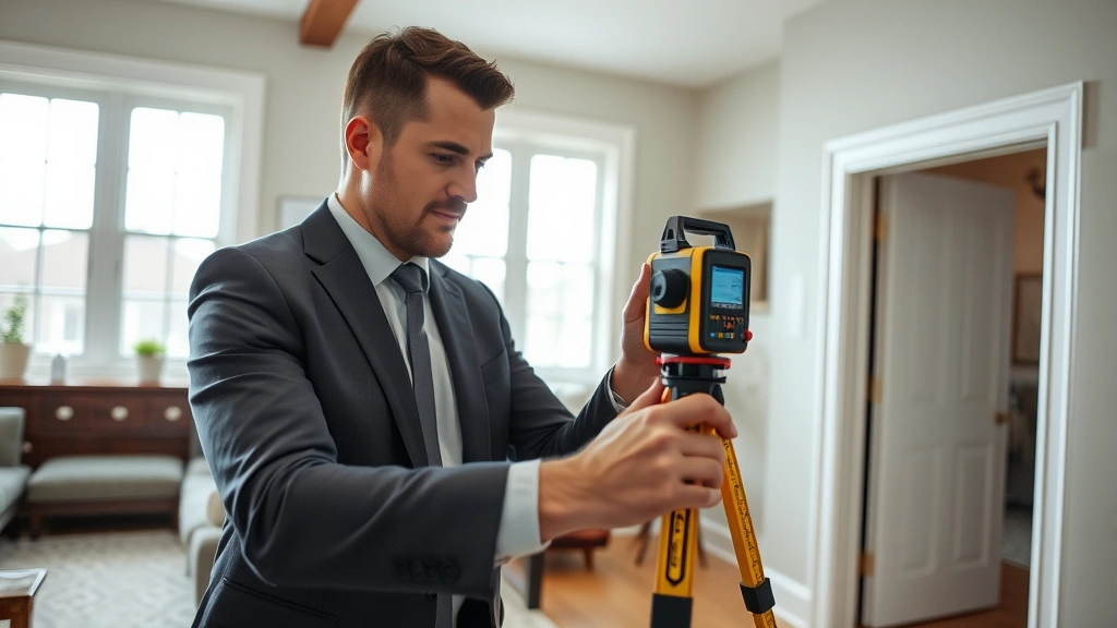 pueblo county tax assessor - 
Male real estate appraiser taking measurements inside residential home with dig
