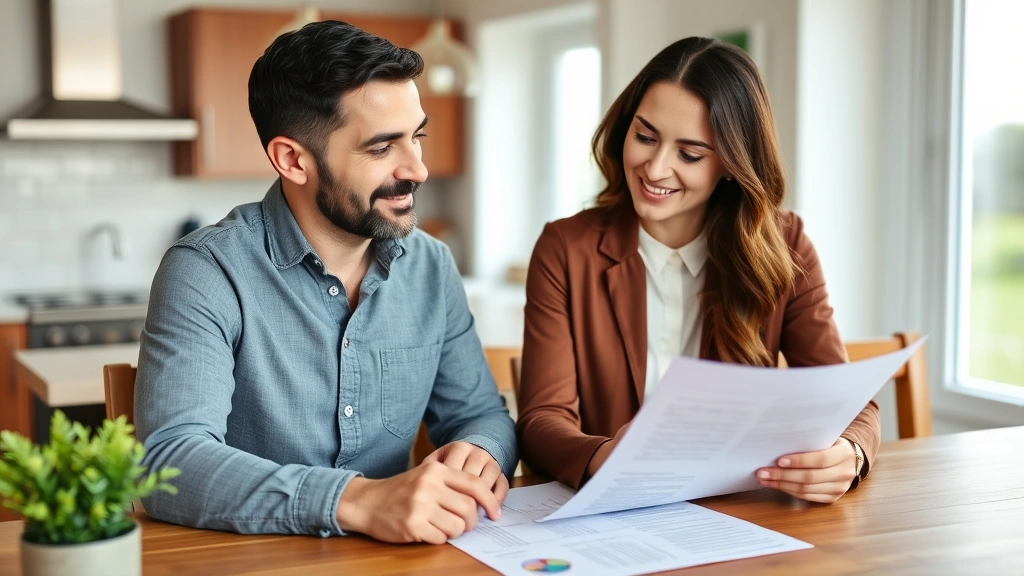 richland county sc tax - 
Diverse couple reviewing home mortgage documents and property tax bill at kitch