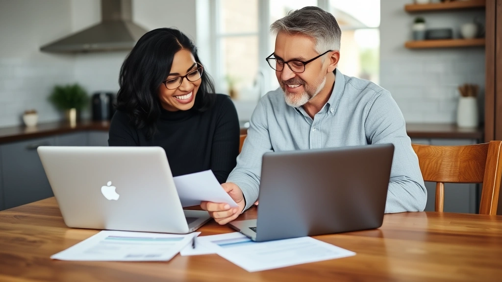 richmond personal property tax - 
Diverse couple reviewing property tax bill at kitchen table with laptop and doc