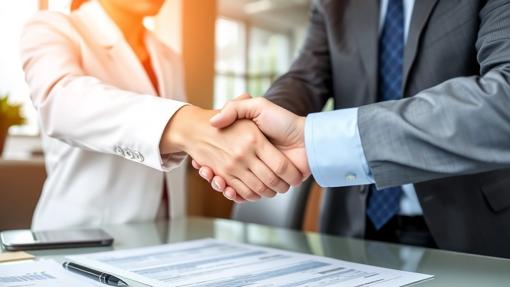 rita ohio tax - 
Handshake between tax advisor and client in professional office setting with ta